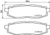 Колодки гальмівні задні дискові Subaru Forester 2.0 (13-19), Tribeca 3.0, 3.6 (06-14) NISSHINBO NP7013 (фото 1)