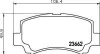Колодки гальмівні передні дискові Chery QQ6 1.1, 1.3 (06-13)/Suzuki Wagon 1.2 (98-00) NISSHINBO NP9020 (фото 1)