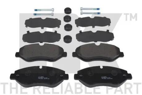 Колодки тормозные передние (система BREMBO) MB Sprinter (906) VW Crafter 06- NK 223362