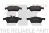 Колодки тормозные задние (16.6 мм) Ford C-Max Focus Mazda 3 Opel Vectra C 04- NK 223753 (фото 1)