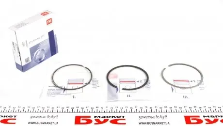 Кільця поршневі Ford Transit 2.4DI 04- (89.90mm/STD) (2-2-2) = 8921690000 NPR 120 021 0065 00