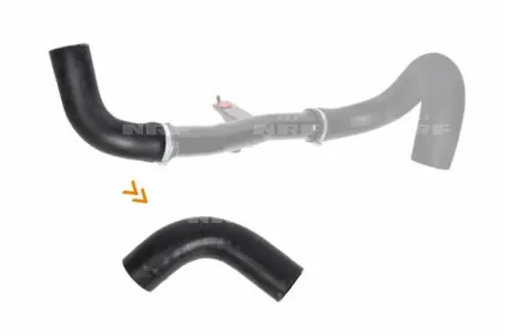 Патрубок інтеркулера Fiat Ducato 2.3D 06- NRF 166149