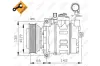 Компресор кондиціонера Audi A4/A6/A8/VW Passat 94-12 (6PK/d=119mm) NRF 32111 (фото 2)