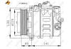 Компрессор кондиционера MB C-Class (W203/S203) 1.8 02-08 NRF 32215 (фото 2)