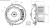 Моторчик пічки Audi A3/Q2/Q3/Seat Leon/Skoda Octavia/VW Crafter 12- NRF 34283 (фото 1)