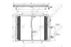 Радіатор кондиціонера (з осушувачем) MB S-class 91-98 NRF 35229 (фото 1)