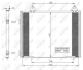 Радіатор кондиціонера Land Rover Freelander 98-06 NRF 35351 (фото 1)