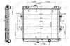 Радіатор охолодження Toyota Hilux VI 2.5 D-4D 01-05 NRF 53151 (фото 1)