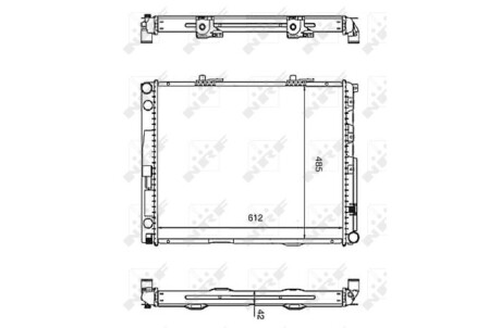 Радиатор охлаждения NRF 58253