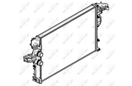 Радиатор охлаждения Iveco Daily 2.2/3.0 11- NRF 58430