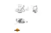 Термостат Fiat 500X 14-/Punto 09-/Jeep Renegade 1.4 14- (80°C) NRF 725034 (фото 5)