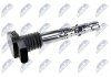 Катушка зажигания (12V / 4 контакта) VAG A3 Leon Octavia Passat 1.8-2.7 95-10 NTY ECZAU004 (фото 1)