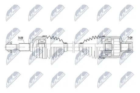 ПОЛУОСЬ NTY NPW-CH-066