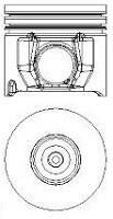 Поршень NURAL 87-113507-00 (фото 1)