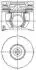 Поршень (90,4+0,5мм) Ford - D4FA,FXFA NURAL 8711350710 (фото 1)