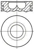 Поршень NURAL 87-119800-00