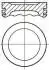 Поршень (64+0,5мм) MERCEDES-BENZ - M 160 E6AL NURAL 8713670700 (фото 1)