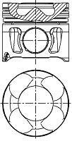 Поршень з кільцями RENAULT 89,00 2,5DCi 16V G9U NURAL 87-137500-30
