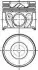 Поршень комплект d=86 STD 2.0TDCI FORD MONDEO III 00-07, FORD TRANSIT 00-06 NURAL 87-140800-10 (фото 1)