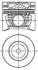 Поршень (83мм) Hyundai - D3EA,D4EA NURAL 8743190000 (фото 1)
