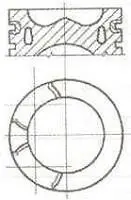 Поршень NURAL 87-436708-00