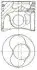 Поршень (81 мм) (циліндр 3,4,5) VW - ACV,AGX,AHD,AHY,AJT,ANJ,APA,AUF,AXG,AXL,AYC,AYY,BBE,BBF NURAL 87-501500-10 (фото 1)