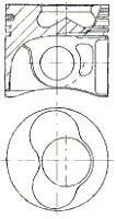 Поршень NURAL 87-501507-00
