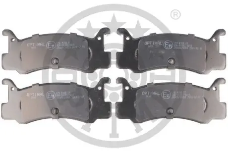 Гальмівні колодки дискові Optimal BP-09438