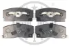 Гальмівні колодки дискові Optimal BP-09505 (фото 1)