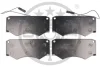 Гальмівні колодки дискові Optimal BP-09525 (фото 1)