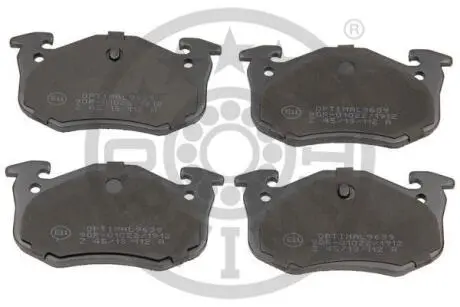 Гальмівні колодки дискові Optimal BP-09639