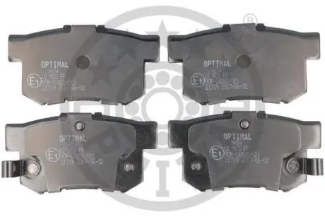 Гальмівні колодки дискові Optimal BP-09654