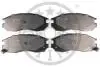 Гальмівні колодки дискові Optimal BP-09684 (фото 1)