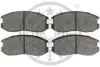 Гальмівні колодки дискові Optimal BP-09714 (фото 2)
