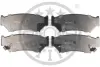 Гальмівні колодки дискові Optimal BP-09767 (фото 1)