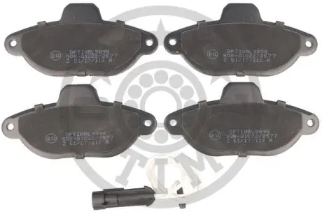 Гальмівні колодки дискові Optimal BP-09898