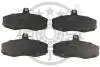 Гальмівні колодки дискові Optimal BP-10143 (фото 1)