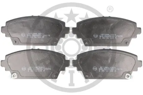 Гальмівні колодки дискові Optimal BP-10311