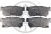 Гальмівні колодки дискові Optimal BP-12209 (фото 1)