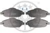 Гальмівні колодки дискові Optimal BP-12340 (фото 1)
