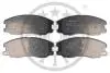 Гальмівні колодки дискові Optimal BP-12362 (фото 1)