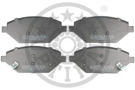 Гальмівні колодки дискові Optimal BP-12478