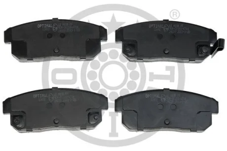 Гальмівні колодки дискові Optimal BP-12492