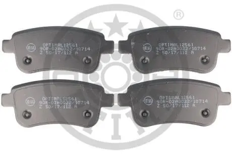 Гальмівні колодки дискові Optimal BP-12561