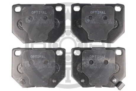 Гальмівні колодки дискові Optimal BP-12647