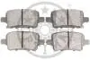Гальмівні колодки дискові Optimal BP-12744 (фото 2)