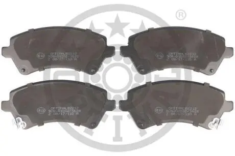 Гальмівні колодки дискові Optimal BP-82212