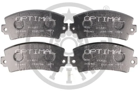 Гальмівні колодки дискові Optimal BP-91422