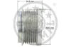 Шків генератора Optimal F5-1055 (фото 3)
