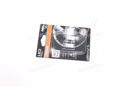 Лампа светодиодная W5W 1000K 12V 1W W2.1X9.5 LEDriving Standard (blister 2шт) (выр-во) OSRAM 2825DRP-02B